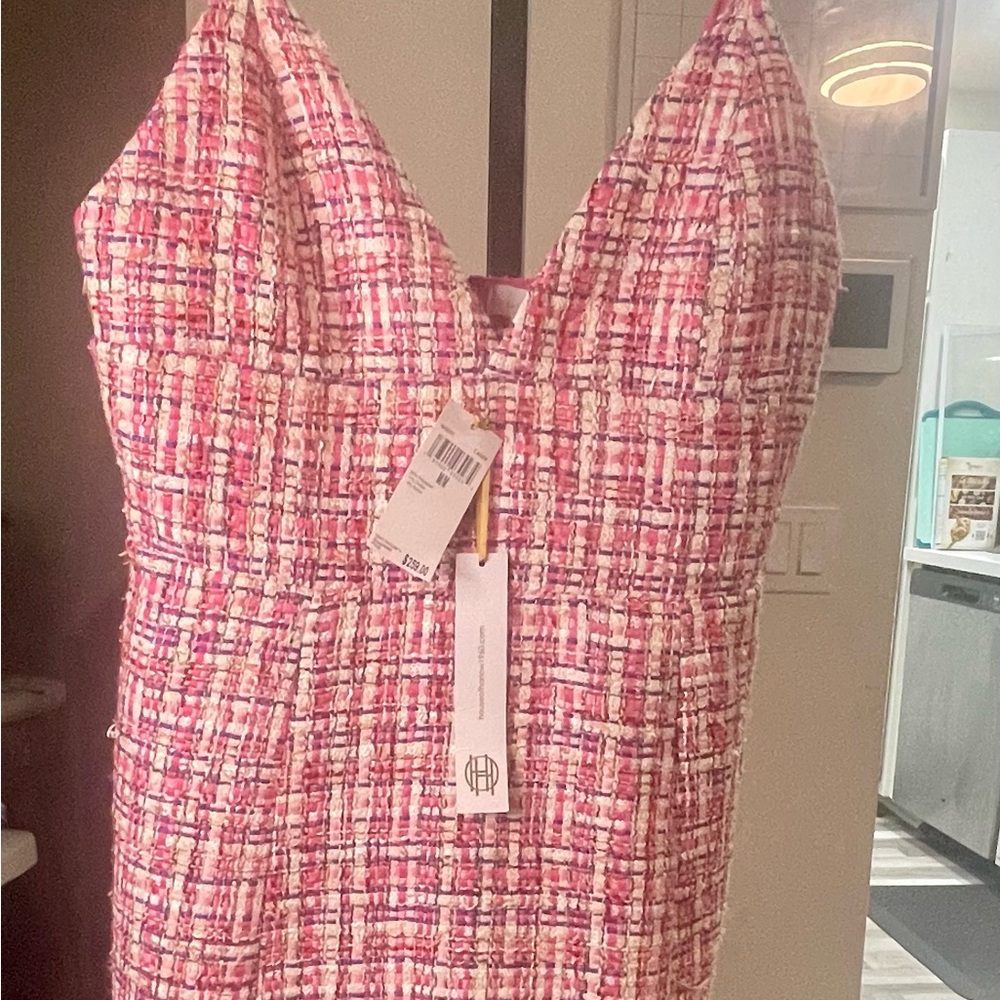 #92 - House Of Harlow Pink Candy Dress. Brand New With Tag. Size: Medium.